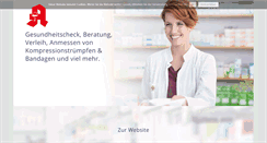 Desktop Screenshot of markus-apotheke-thurmansbang.de